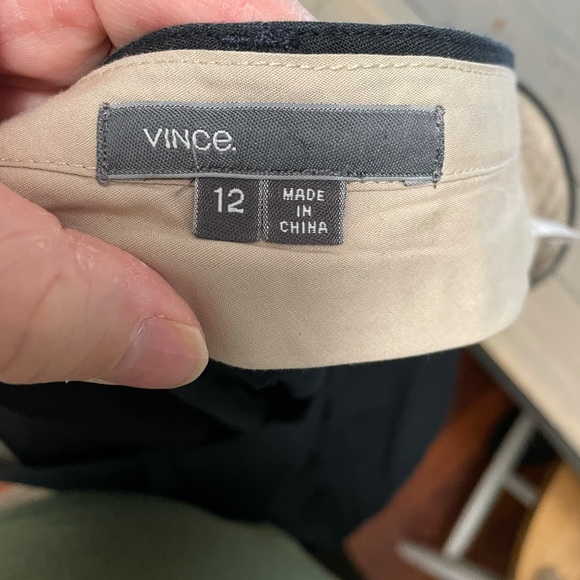 Vince Linen Blend Pants Size 12 | Lightweight Summer Trousers - Picture 8 of 9